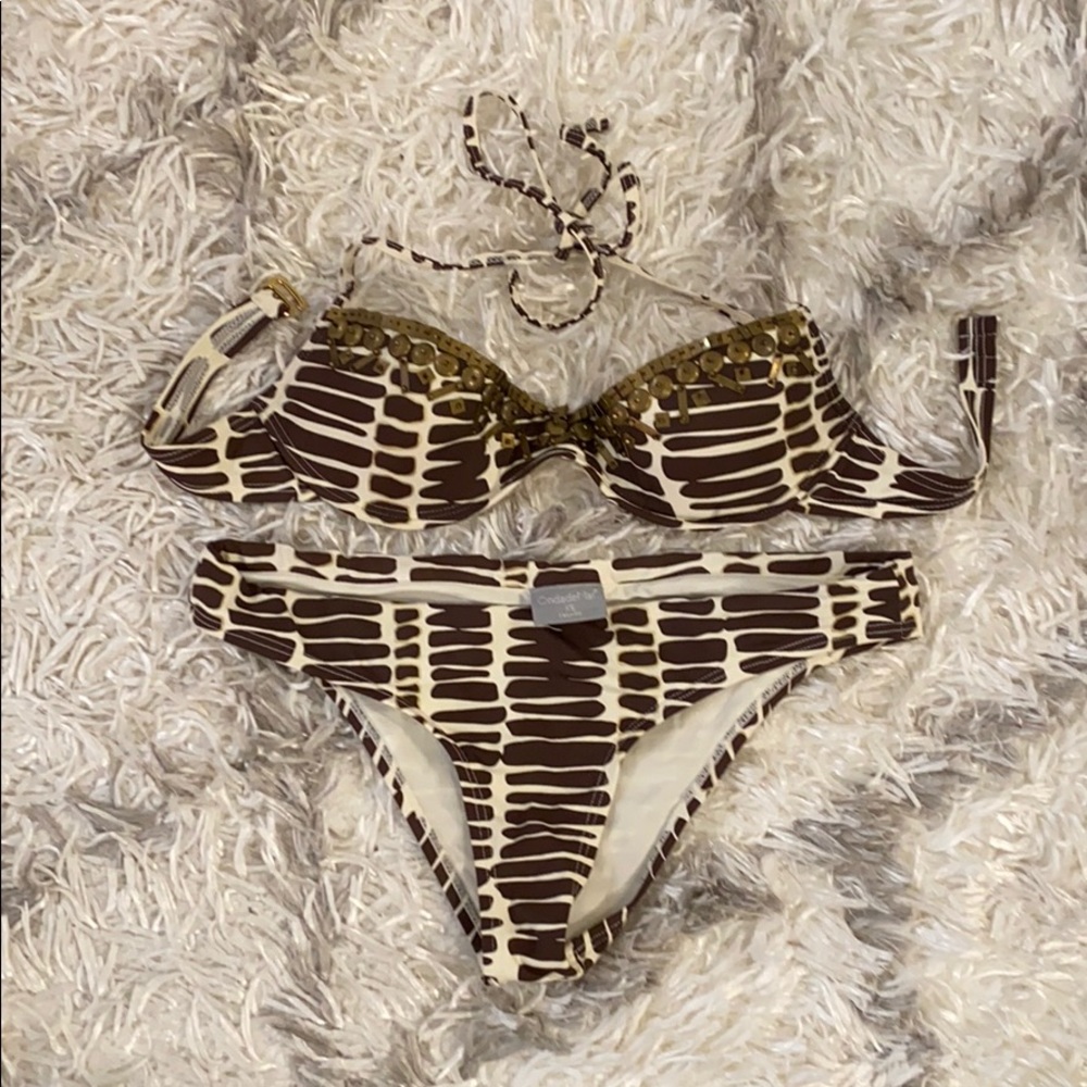 Animal print bikini